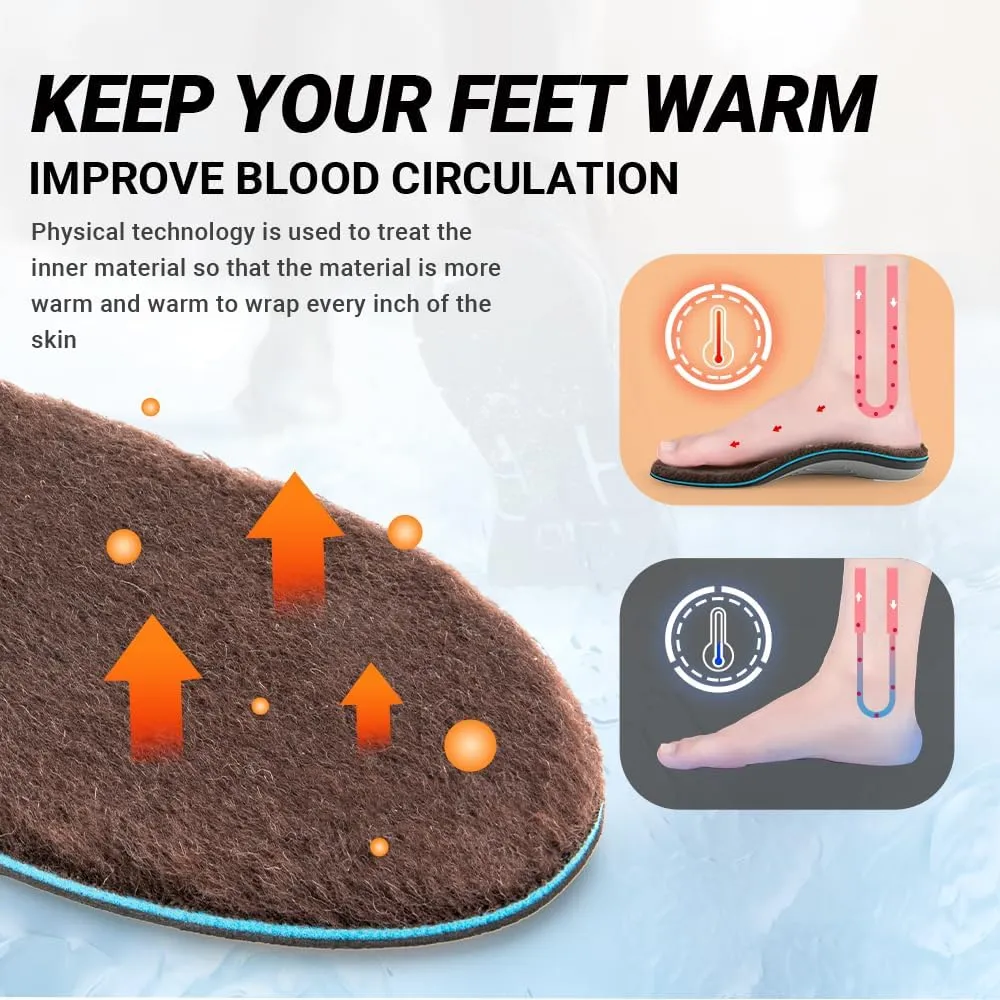 VALSOLE Heavy Duty Support Pain Relief Orthotics - 220  lbs Plantar Fasciitis High Arch Support Insoles for Men Women, Flat Feet Orthotic Insert, Work Boot Shoe Insole, Absorb Shock with Every Step