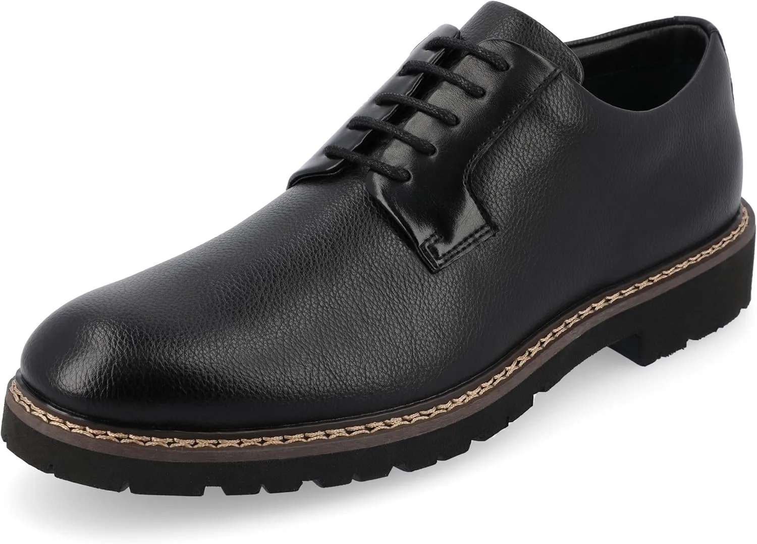 Vance Co. Mens Martin Faux Leather Oxfords