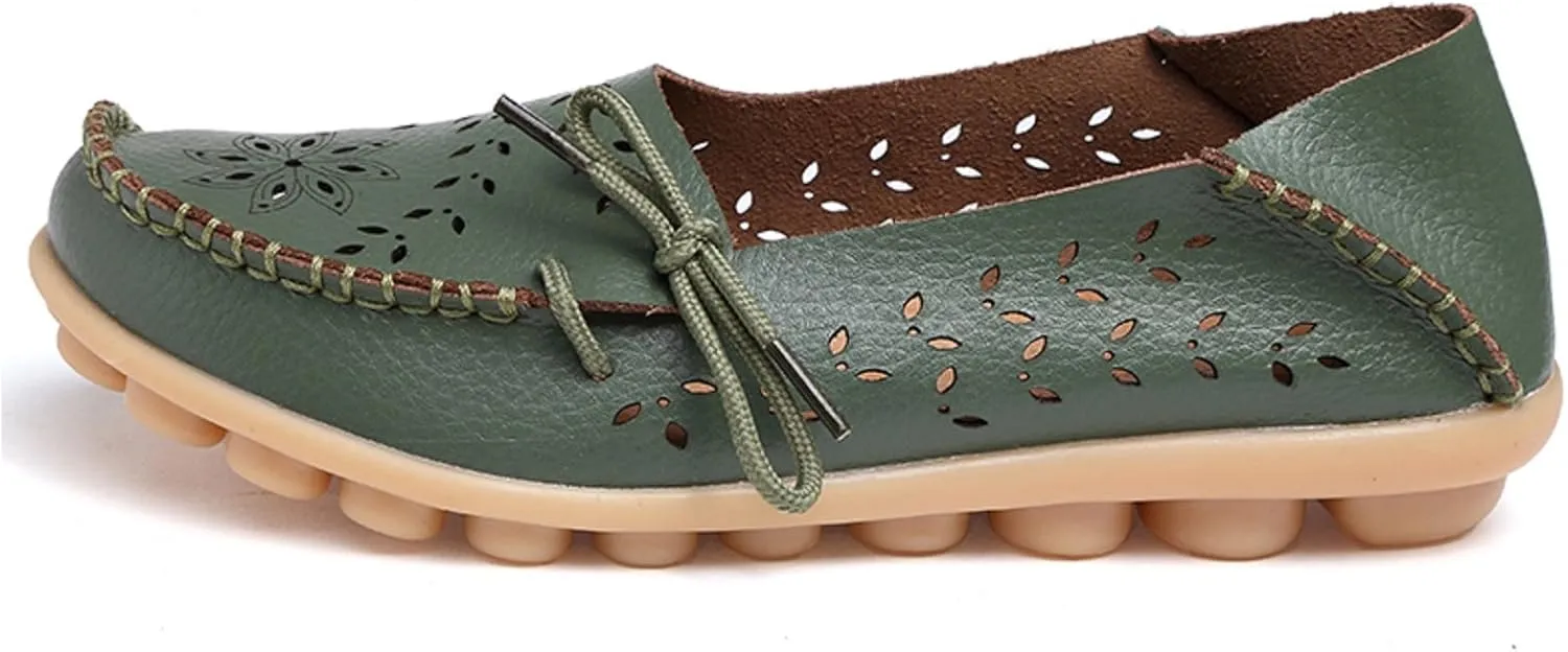 VenusCelia Women's Breathable Comfort Walking Office Flat Loafer