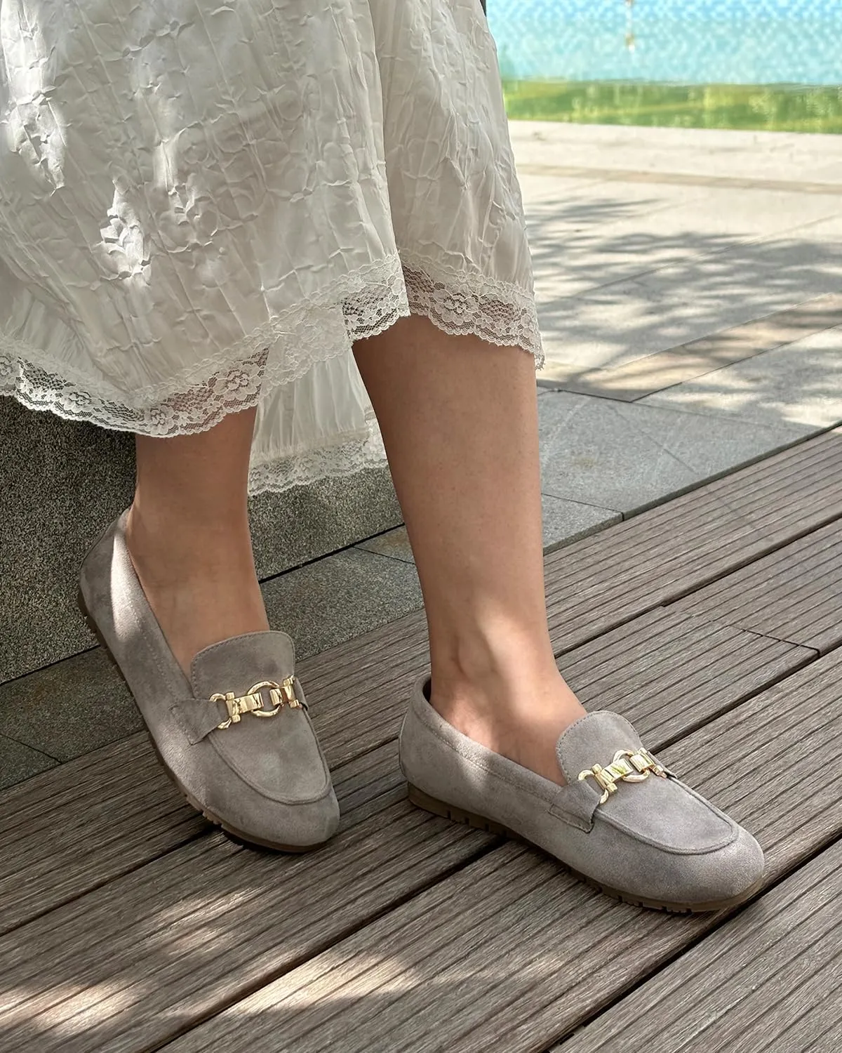 VERDASCO Women's Loafers Comfort Slip-Ons Flat Work Shoes Casual Moccasins Penny Loafers Lady Dress Shoes