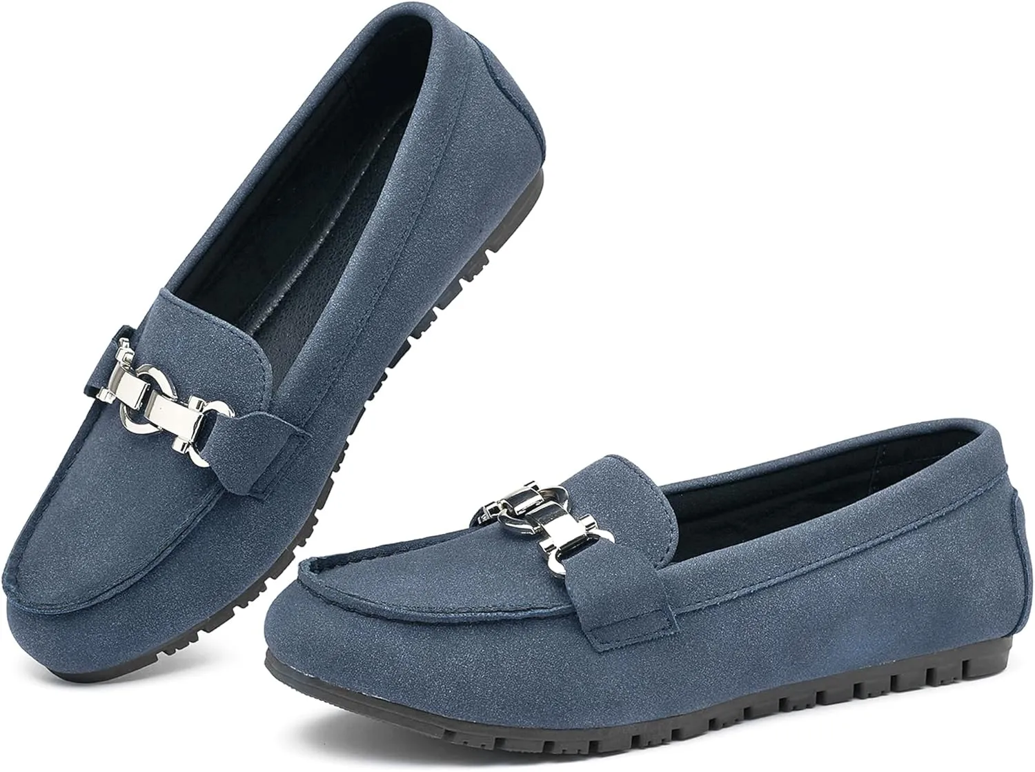 VERDASCO Women's Loafers Comfort Slip-Ons Flat Work Shoes Casual Moccasins Penny Loafers Lady Dress Shoes
