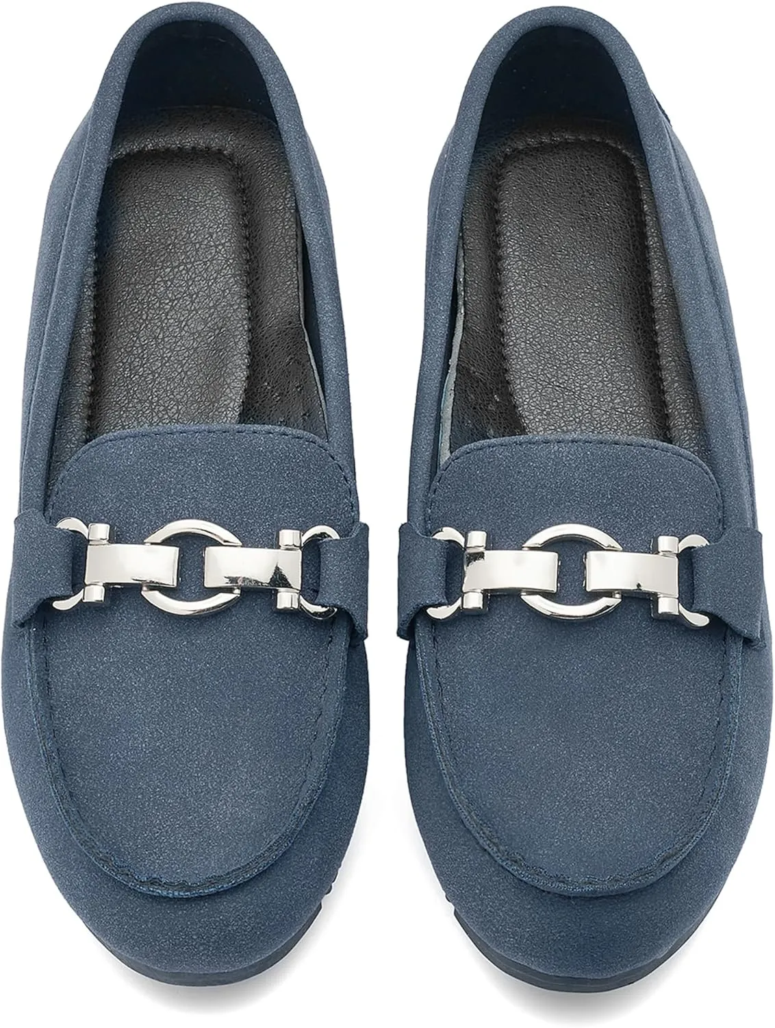 VERDASCO Women's Loafers Comfort Slip-Ons Flat Work Shoes Casual Moccasins Penny Loafers Lady Dress Shoes