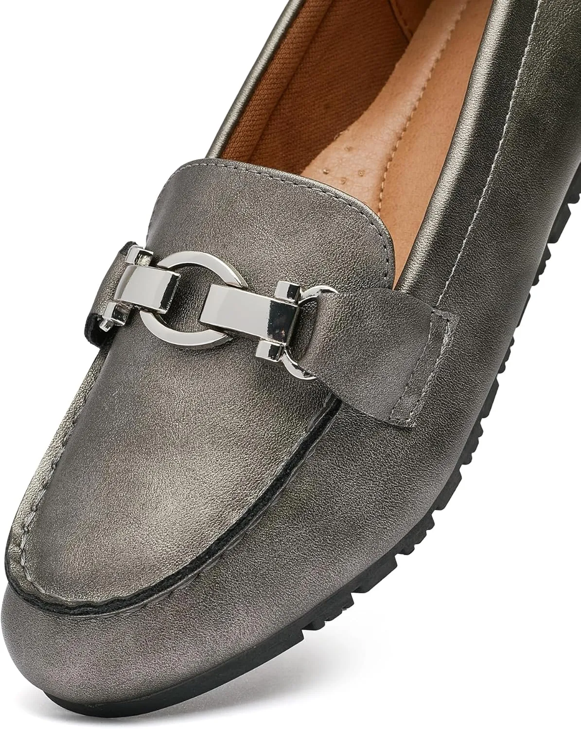 VERDASCO Women's Loafers Comfort Slip-Ons Flat Work Shoes Casual Moccasins Penny Loafers Lady Dress Shoes