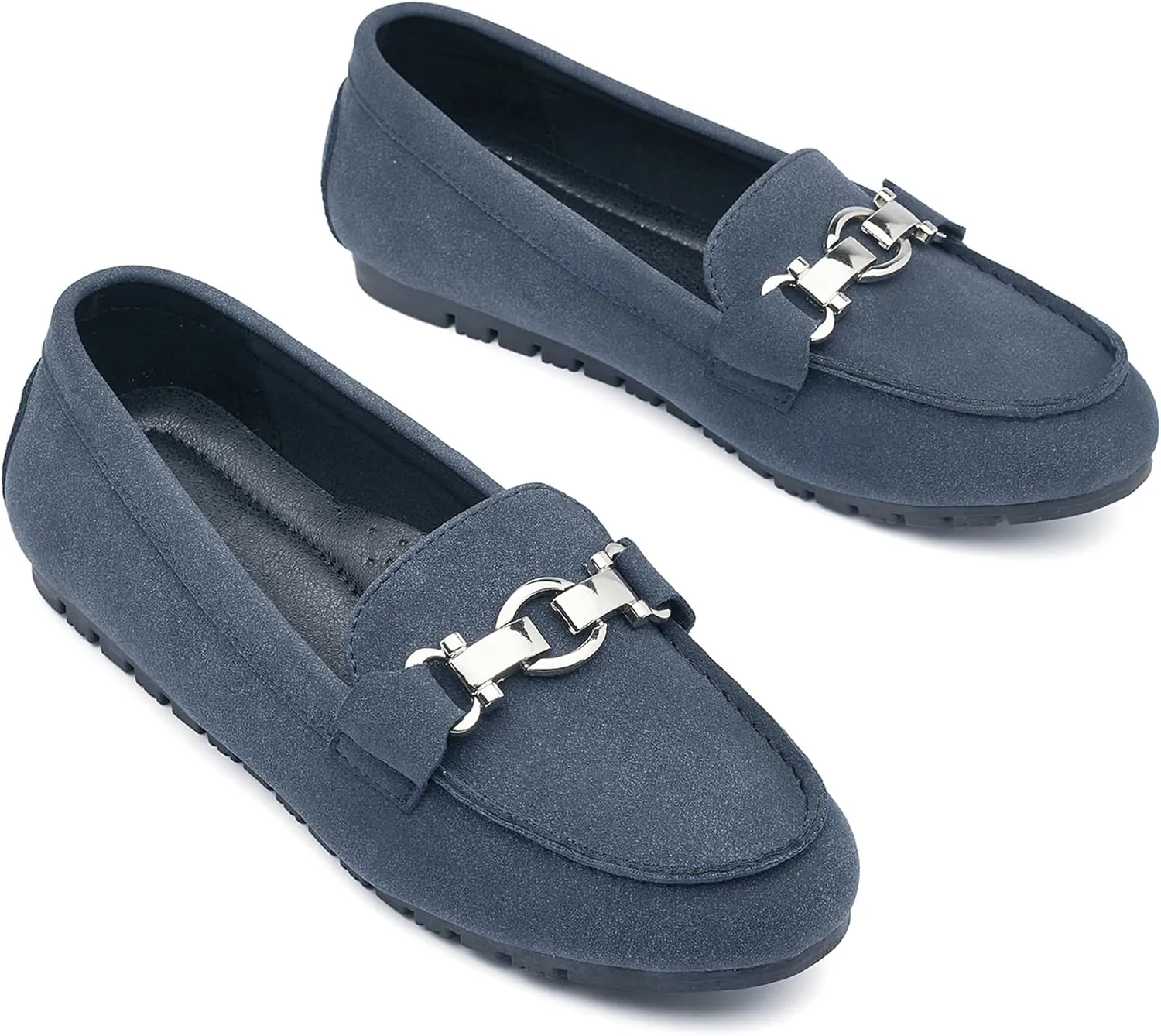 VERDASCO Women's Loafers Comfort Slip-Ons Flat Work Shoes Casual Moccasins Penny Loafers Lady Dress Shoes