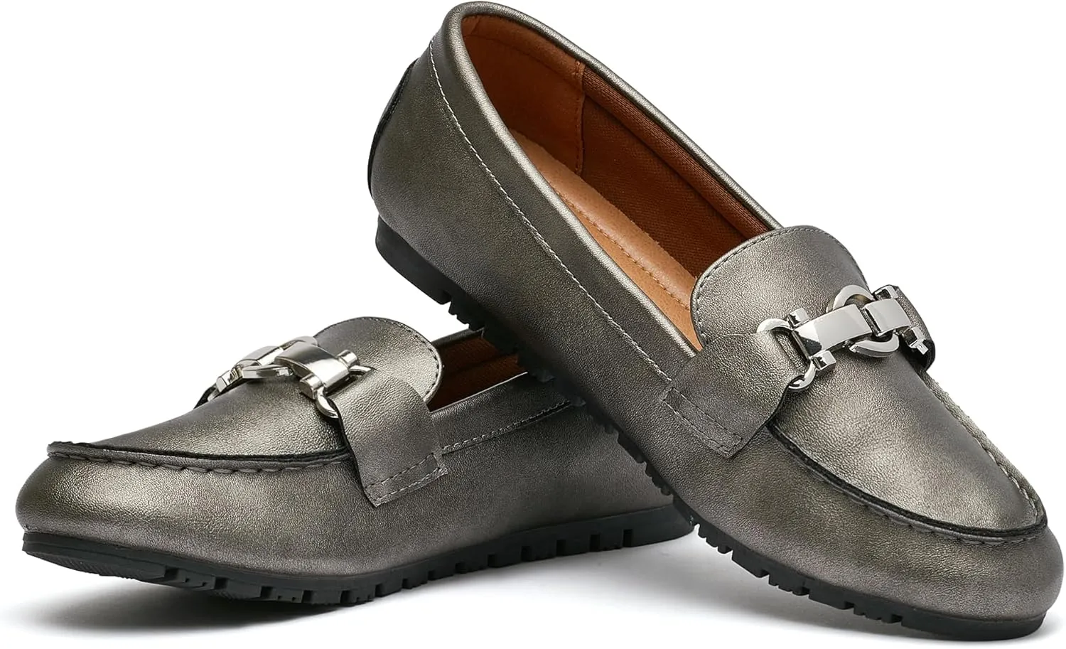 VERDASCO Women's Loafers Comfort Slip-Ons Flat Work Shoes Casual Moccasins Penny Loafers Lady Dress Shoes