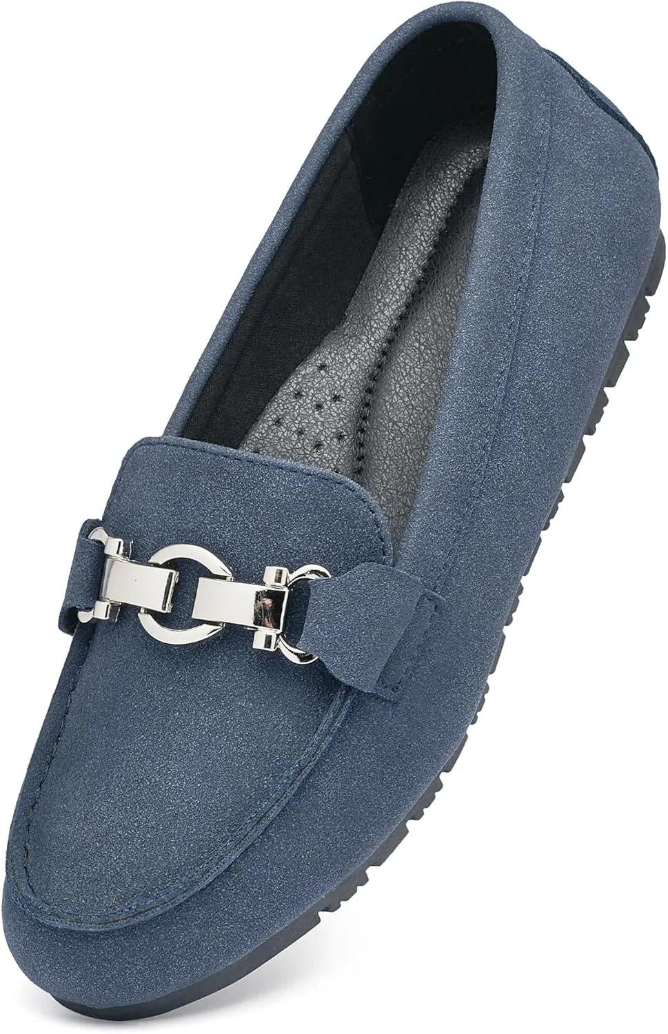 VERDASCO Women's Loafers Comfort Slip-Ons Flat Work Shoes Casual Moccasins Penny Loafers Lady Dress Shoes