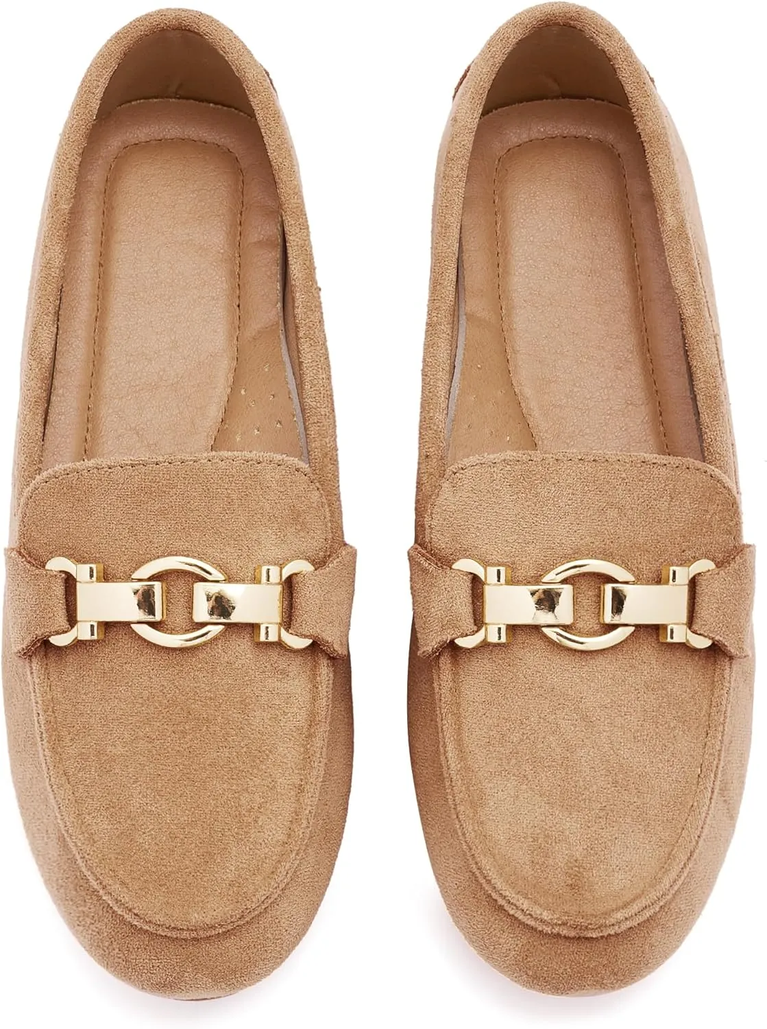 VERDASCO Women's Loafers Comfort Slip-Ons Flat Work Shoes Casual Moccasins Penny Loafers Lady Dress Shoes