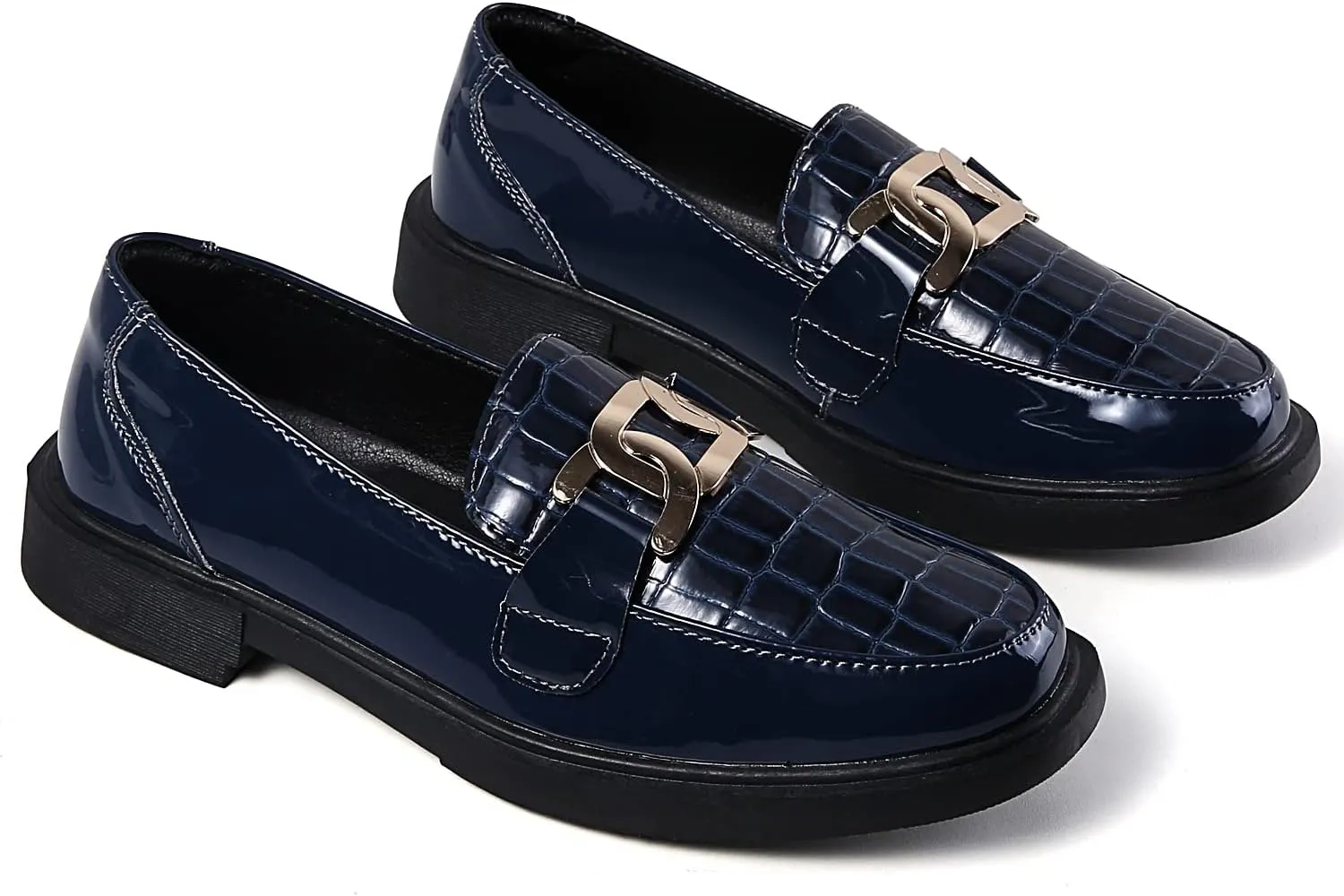 VOCNTVY Loafers for Women Slip On Comfort Business Work Shoes