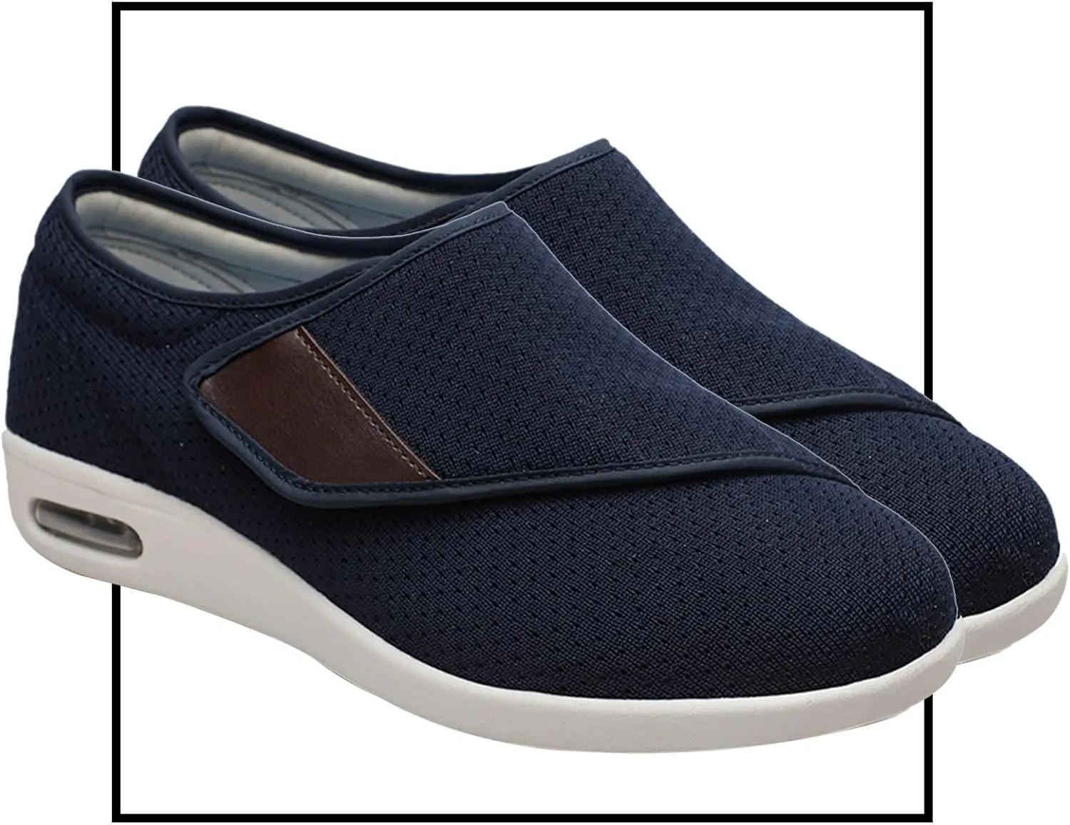 Walking Shoes for Diabetics Pain Relief Mens Diabetic Shoes for Men Extra Wide Width Casual Slip On Trainers Extra Wide Fit Loafers Breathable Sneaker Comfortable Walking Shoes
