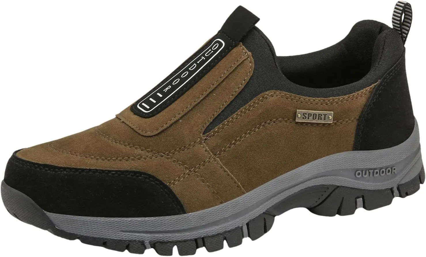 Walking Shoes For Men Slip-On Loafer Trekking Shoes Work Sneakers Waterproof Sneakers Hiking Sneakers Work Shoes