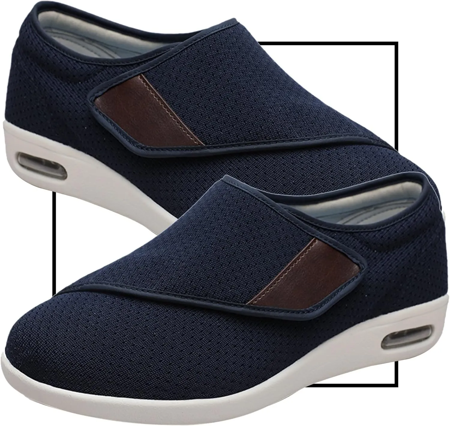 Walking Shoes Womens Men's Orthopedic Comfortable Slip On Shoes for Plantar Fasciitis Casual Loafers with Arch Support Orthotic Walking Shoes for Foot and Heel Pain