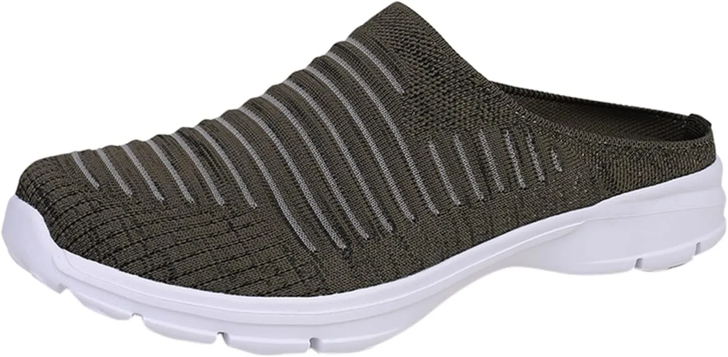 Walking Tennis Shoes for Women Breathable Knitted Mesh Non Slip Sneakers Fashion Couple Matching Walking Shoes
