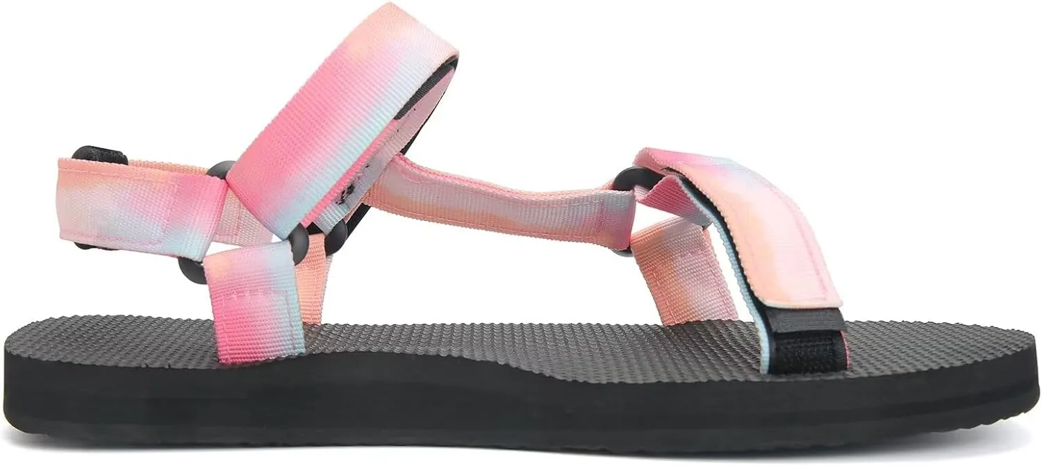 WateLves Womens-Sport-Sandals Outdoor Hiking Sandals with-Arch-Support Comfortable Webbing-Water-Athletic Beach-Sandals for Travel-Walking-Trekking-Camping