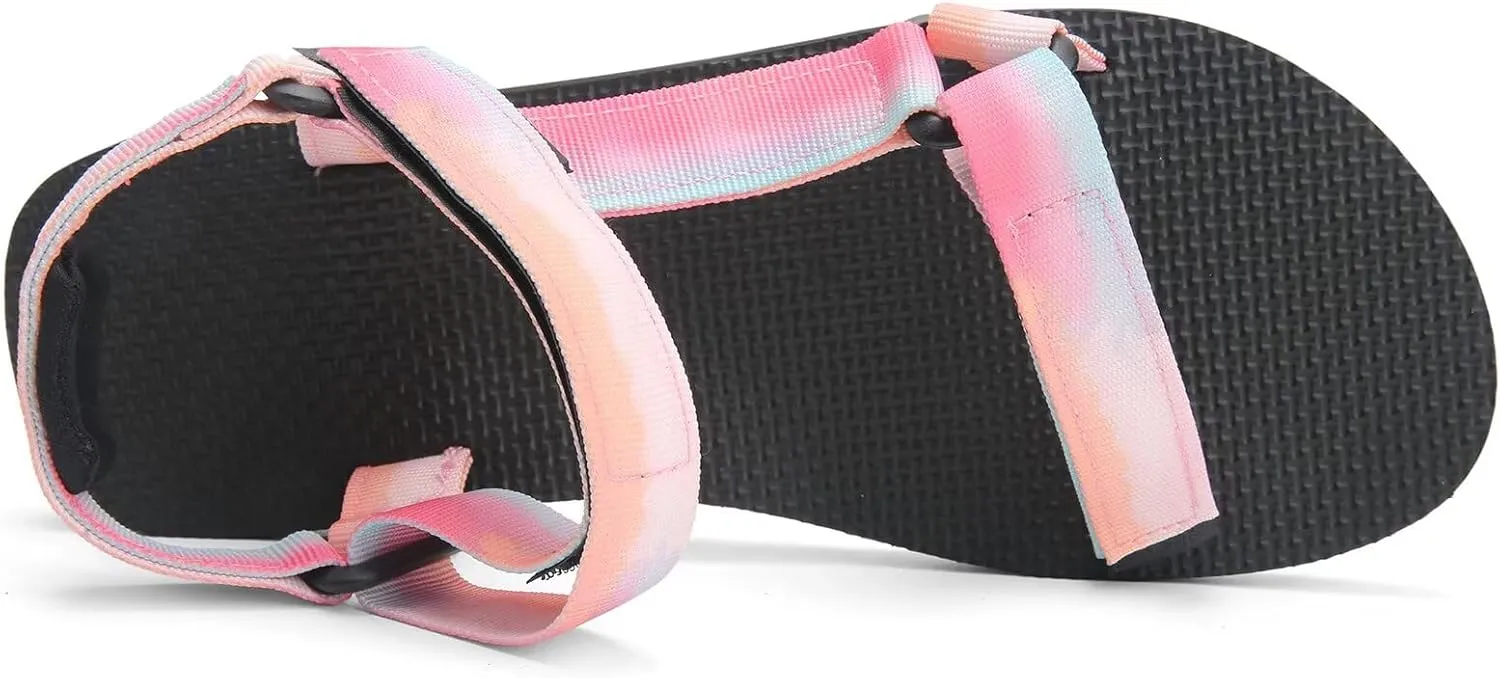 WateLves Womens-Sport-Sandals Outdoor Hiking Sandals with-Arch-Support Comfortable Webbing-Water-Athletic Beach-Sandals for Travel-Walking-Trekking-Camping