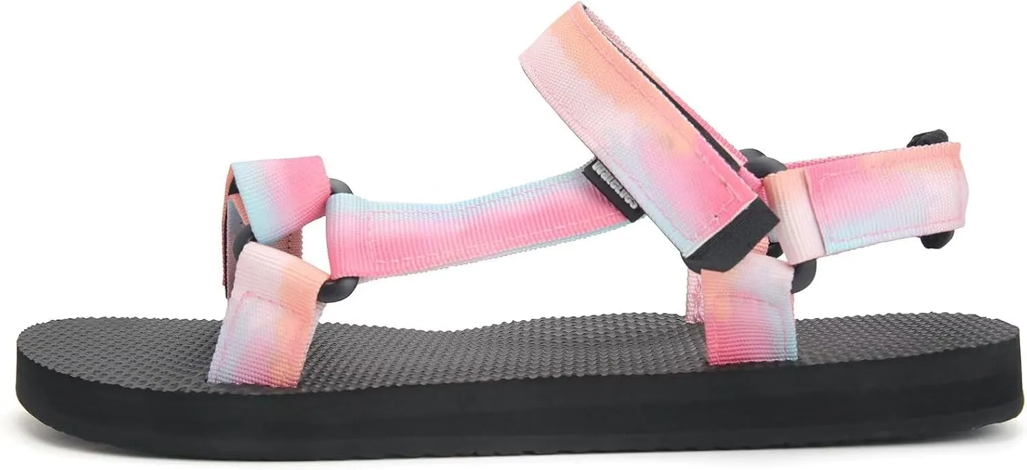 WateLves Womens-Sport-Sandals Outdoor Hiking Sandals with-Arch-Support Comfortable Webbing-Water-Athletic Beach-Sandals for Travel-Walking-Trekking-Camping