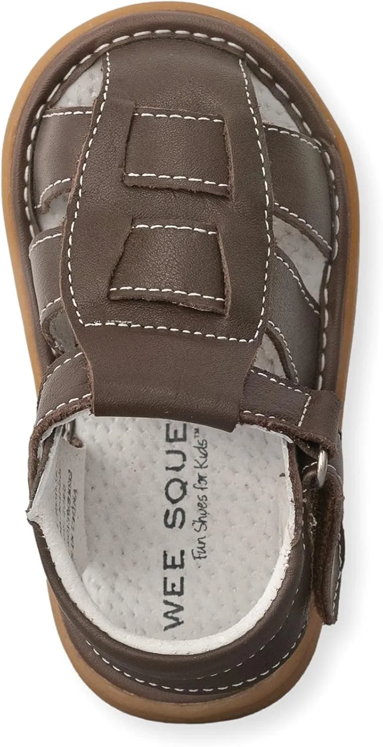 Wee Squeak Toddler Squeaky Sandals with Removable Squeaker in Fun Styles & Colors for Boys and Girls