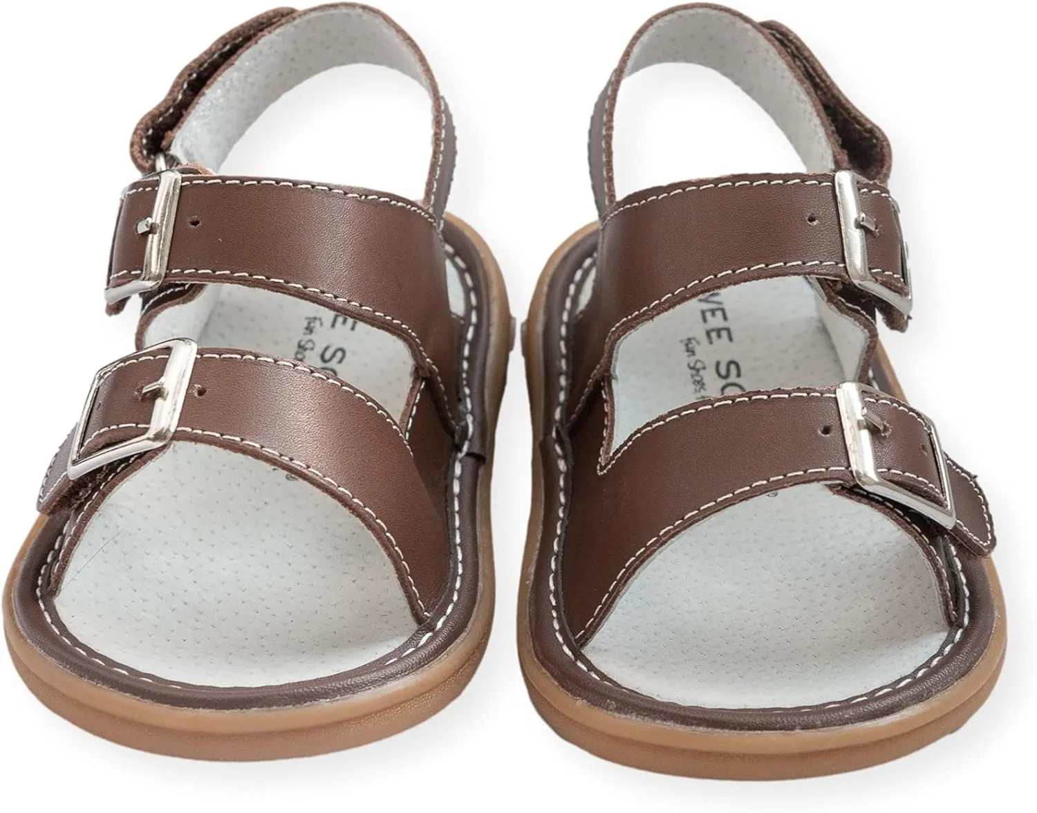 Wee Squeak Toddler Squeaky Sandals with Removable Squeaker in Fun Styles & Colors for Boys and Girls