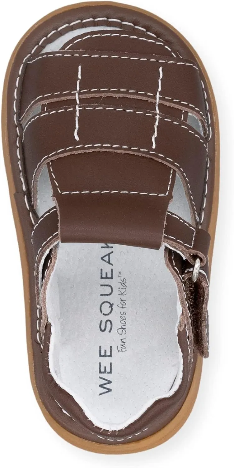 Wee Squeak Toddler Squeaky Sandals with Removable Squeaker in Fun Styles & Colors for Boys and Girls