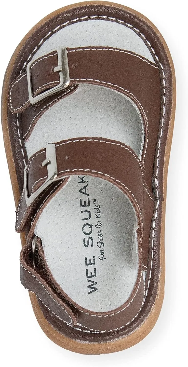 Wee Squeak Toddler Squeaky Sandals with Removable Squeaker in Fun Styles & Colors for Boys and Girls
