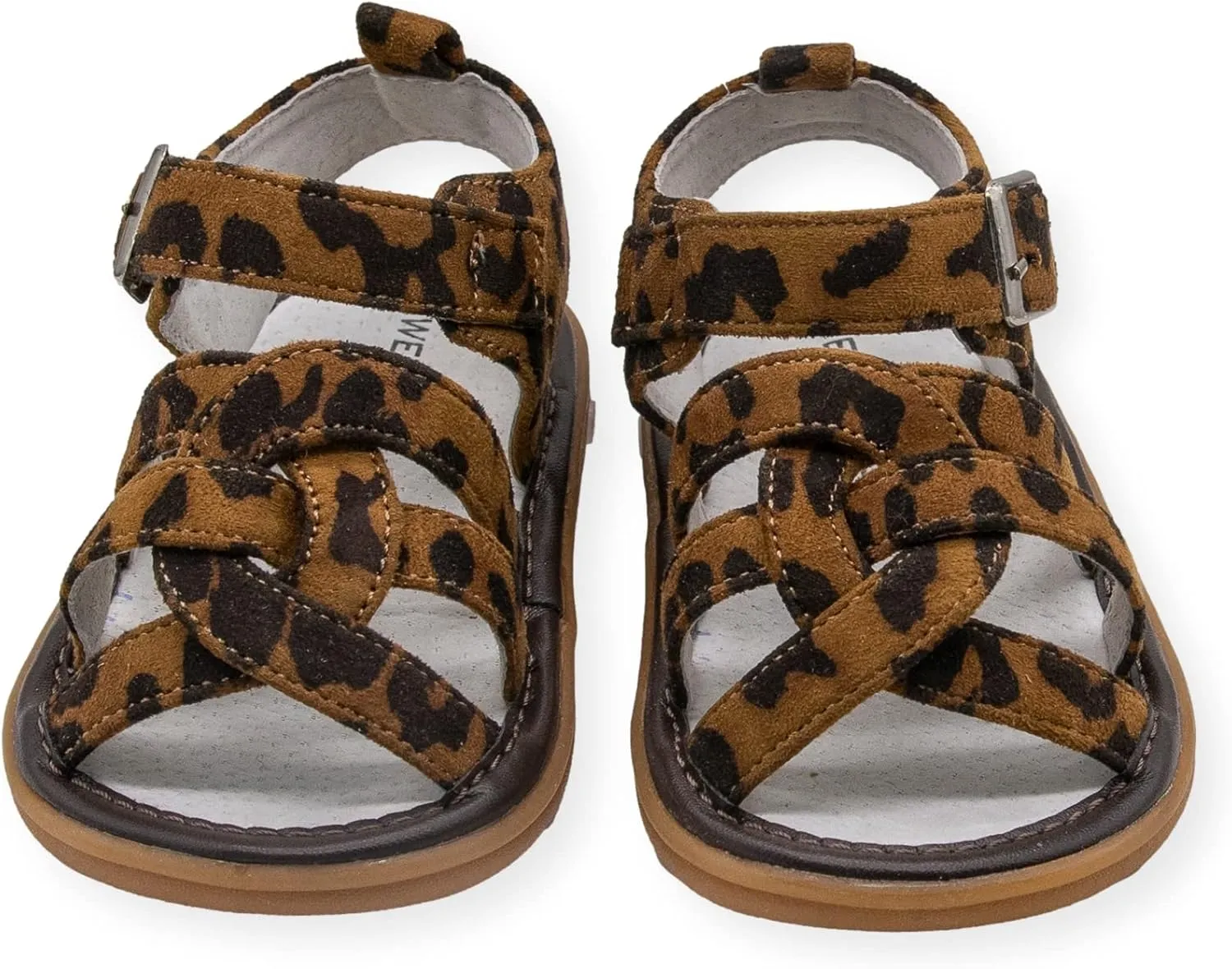 Wee Squeak Toddler Squeaky Sandals with Removable Squeaker in Fun Styles & Colors for Boys and Girls