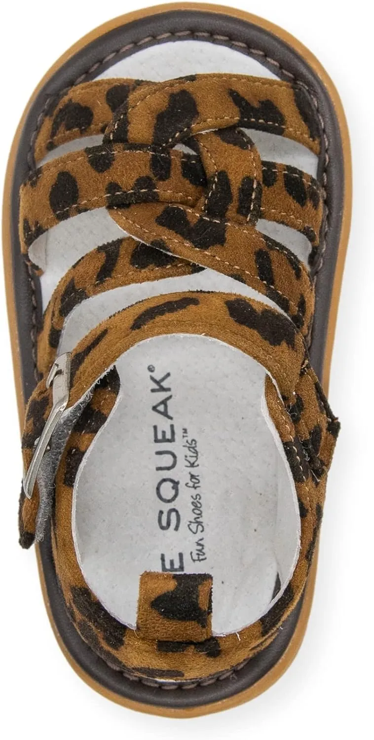 Wee Squeak Toddler Squeaky Sandals with Removable Squeaker in Fun Styles & Colors for Boys and Girls