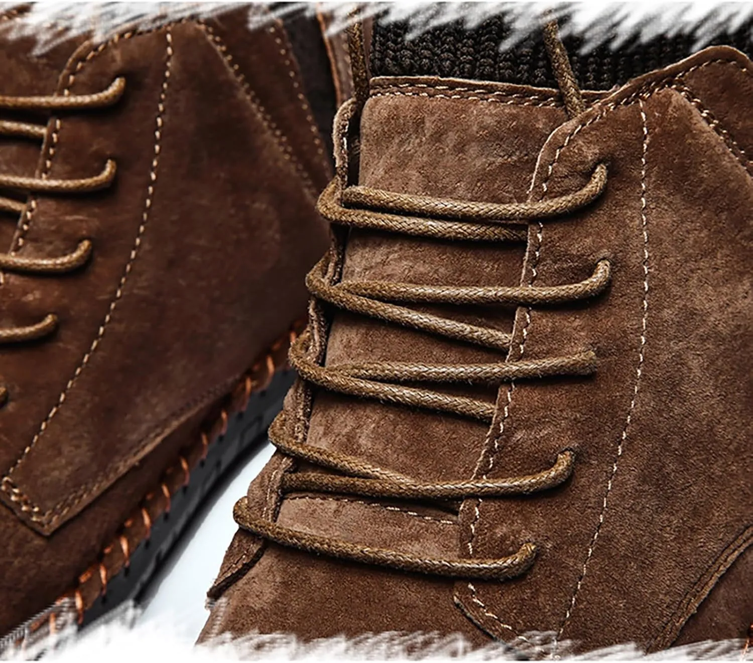 Winter Padded Men's British Large Size Casual Suede Handmade Foreign Trade Sport Shoes Sneaker for Men Mens Dress Shoes Men S