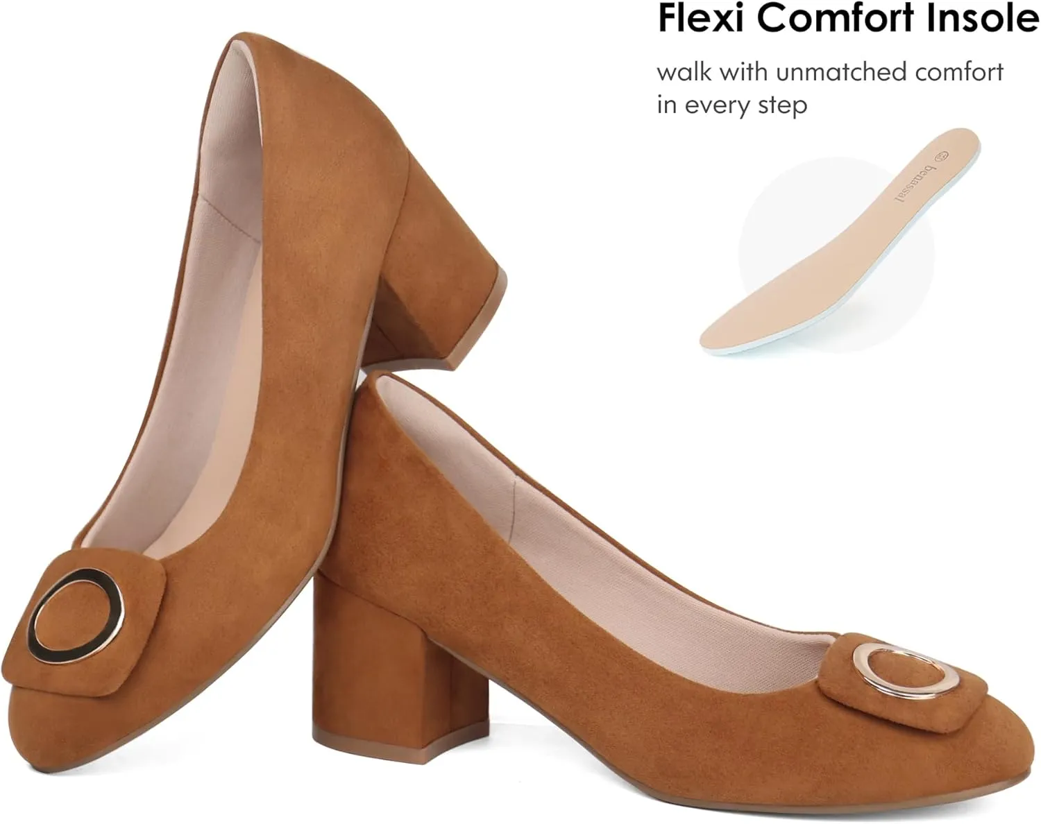 Women Bunion Shoes Orthopedic Slip On Loafers Low Heel Pumps
