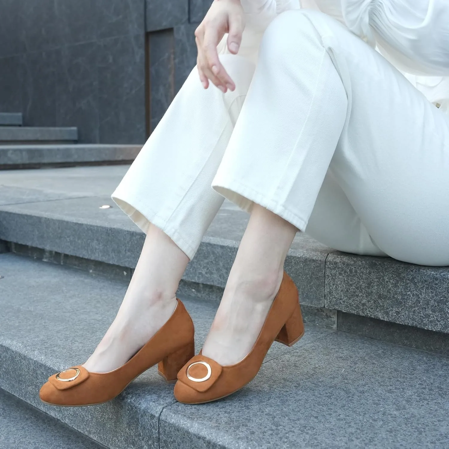 Women Bunion Shoes Orthopedic Slip On Loafers Low Heel Pumps