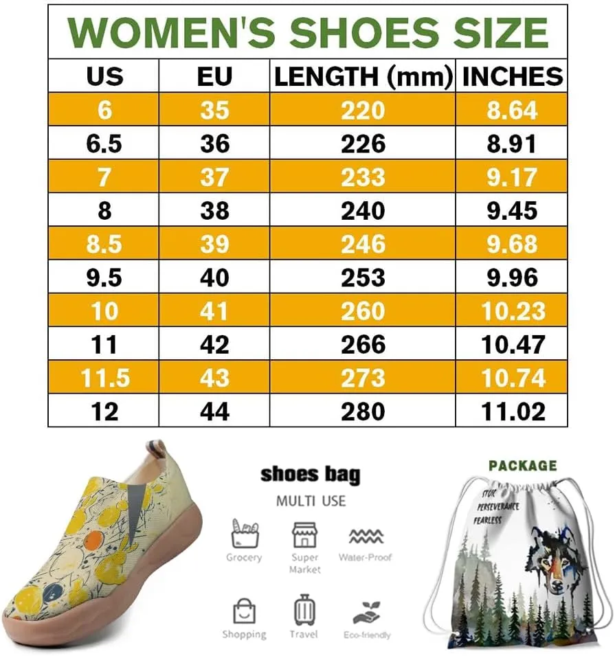 Women Vibrant Painted Slip On Loafers Ultra Lightweight Comfort Walking Sneakers Foldable Knitted Travel Shoes