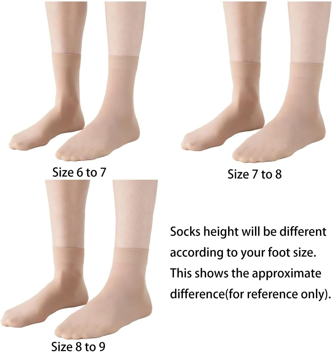 Women's 10-24 Pairs (in Gift Box) Ankle High Sheer Nylon Socks Soft Tight Hosiery with Reinforced Toe