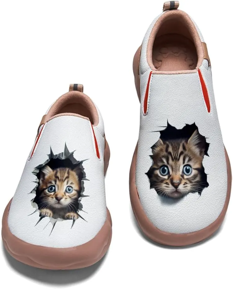 Women's Animal Art Loafers Slip On Casual Travel Shoes Walking Lightweight Comfort Fashion Sneakers
