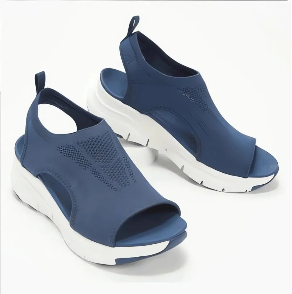 Women's Breathable Orthopedic Sandals - 2024 New Soft Shoes Go Walking Slip on Diabetic Foam Shoes, Arch Support Shoes Wide Width