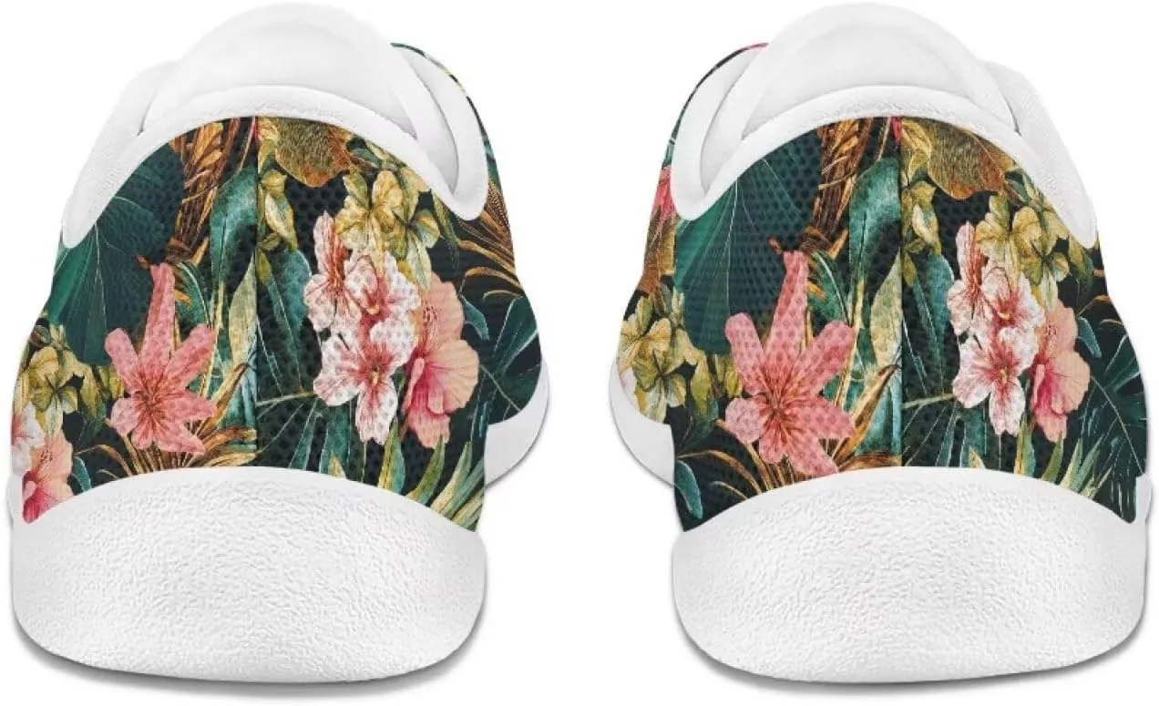 Women's Fashion Shoe Low-top Sneakers Lace up Casual Tennis Shoes for Daily Work Travel SizeUS 6-13.5
