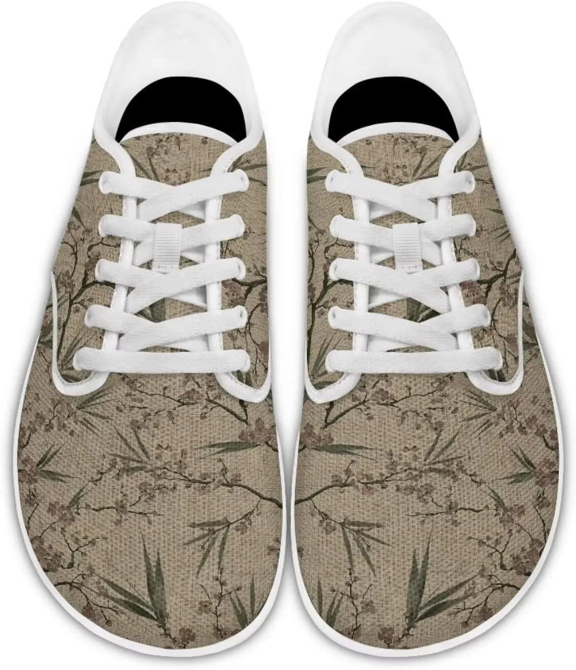 Women's Fashion Shoe Low-top Sneakers Lace up Casual Tennis Shoes for Daily Work Travel SizeUS 6-13.5