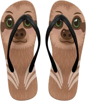 Women's Flip-Flops Cartoon Animal Pattern Slippers Women's Casual Beach Sandals Soft & Comfortable Sole