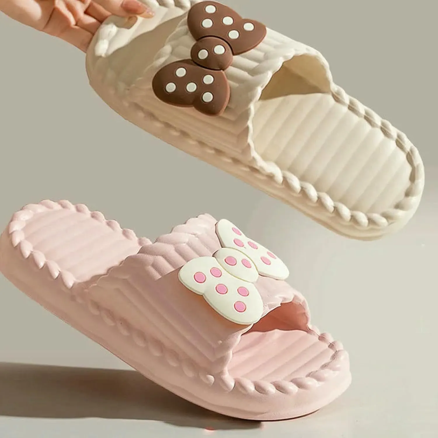 Women'S Flip Flops Outdoor Eva Non-Slip Beach Slides Soft Comfort Sandals Home Shower Slippers