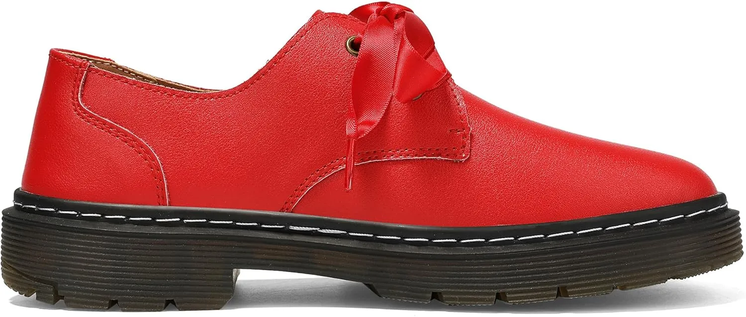 Women's Lace-up Loafers Slip-on Comfortable & Light-Weight Office Dress Shoes