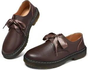Women's Lace-up Loafers Slip-on Comfortable & Light-Weight Office Dress Shoes