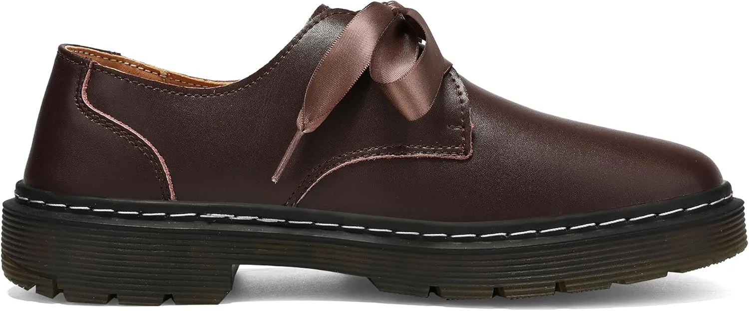 Women's Lace-up Loafers Slip-on Comfortable & Light-Weight Office Dress Shoes