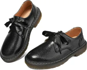 Women's Lace-up Loafers Slip-on Comfortable & Light-Weight Office Dress Shoes