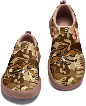Women's Loafers Painted Travel Shoes Slip On Walking Shoes Casual Lightweight Comfort Fashion Sneaker