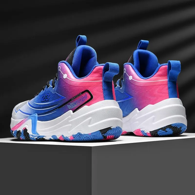 Womens Mens Basketball Shoes Fashion Neutral Sneakers Anti Slip Breathable Comfortable High Top Sports Running Walking Tennis Shoes
