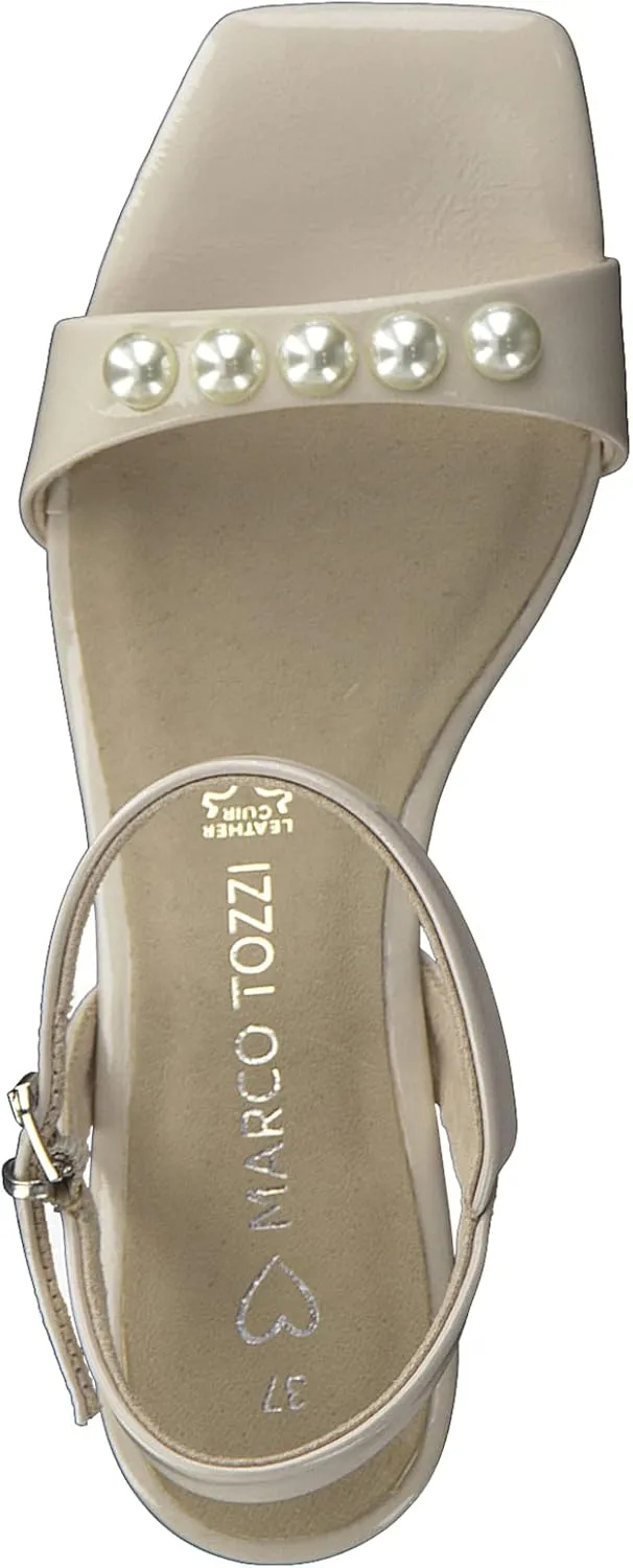 Women's Sandals Block Heel, Soft Feel me Footbed, Ideal for Business and Leisure