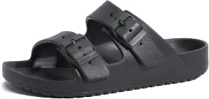 Womens Slide Sandals Arch Support Sandals Adjustable Strap Soft Sole Orthopedic Footbed Slides