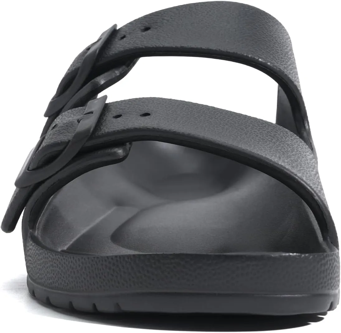 Womens Slide Sandals Arch Support Sandals Adjustable Strap Soft Sole Orthopedic Footbed Slides