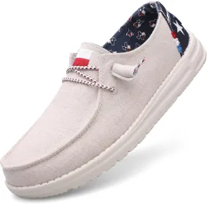 Women's Slip On Loafers Shoes Comfortable Casual Soft Sole Walking Shoes Light-Weight & Machine-Washable