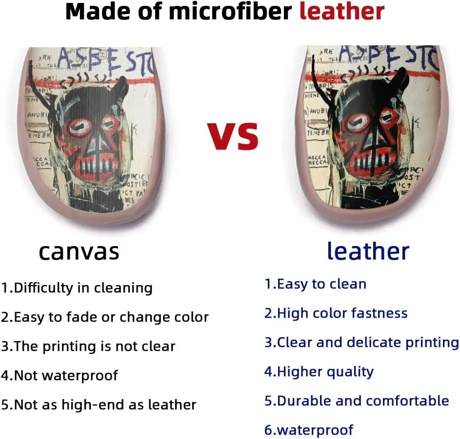 Women's Slip On Sneakers Casual Loafers Art Painted Comfort Soft Walking Shoes Graffiti Style Animal Patterns