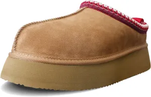 Women's Slippers Platform Mini Boots Winter Suede Short Ankle Boot Comfy Fur Fleece Warm Slippers Shoes For Outdoor