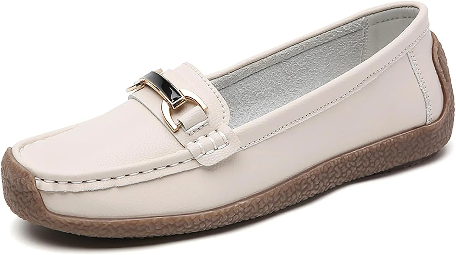 Women's Wide Width Loafers Comfort Slip on Shoes Walking Shoes for Ladies Mocassins Driving Shoe