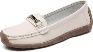 Women's Wide Width Loafers Comfort Slip on Shoes Walking Shoes for Ladies Mocassins Driving Shoe